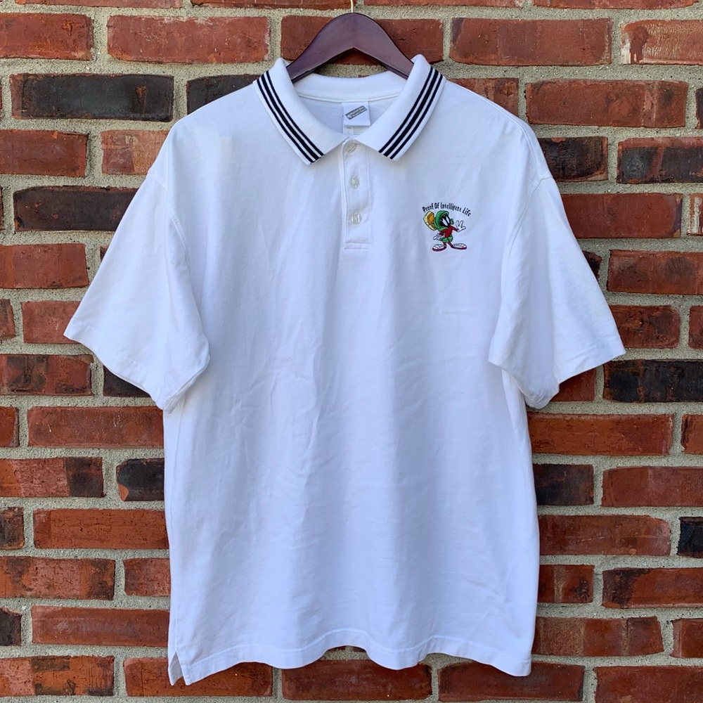 Vintage 2000 Marvin the Martian Polo Shirt